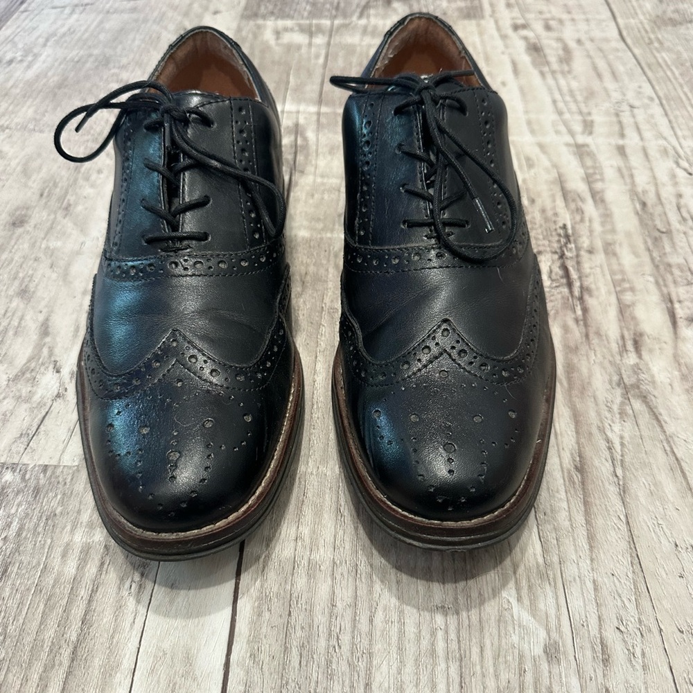 Dockers Black Leather Oxford Shoes